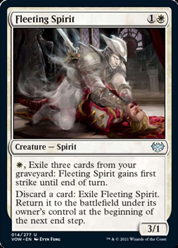 Fleeting Spirit [Innistrad: Crimson Vow] | Exor Games Dartmouth