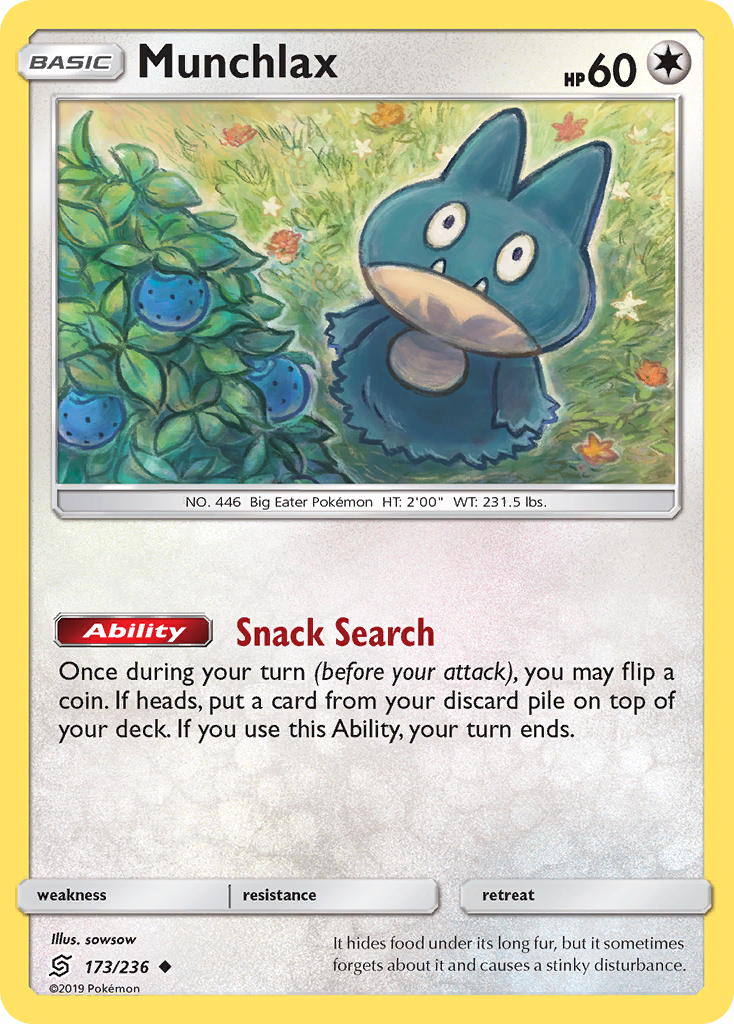 Munchlax (173/236) [Sun & Moon: Unified Minds] | Exor Games Dartmouth