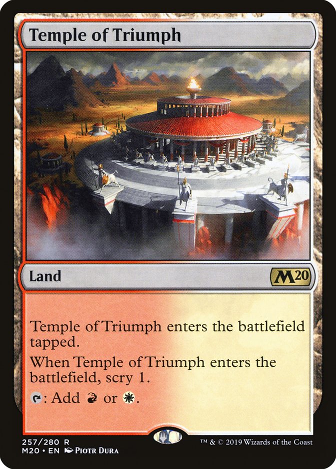 Temple of Triumph [Core Set 2020] | Exor Games Dartmouth