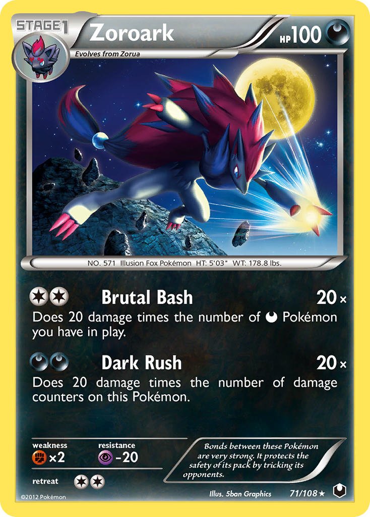 Zoroark (71/108) [Black & White: Dark Explorers] | Exor Games Dartmouth