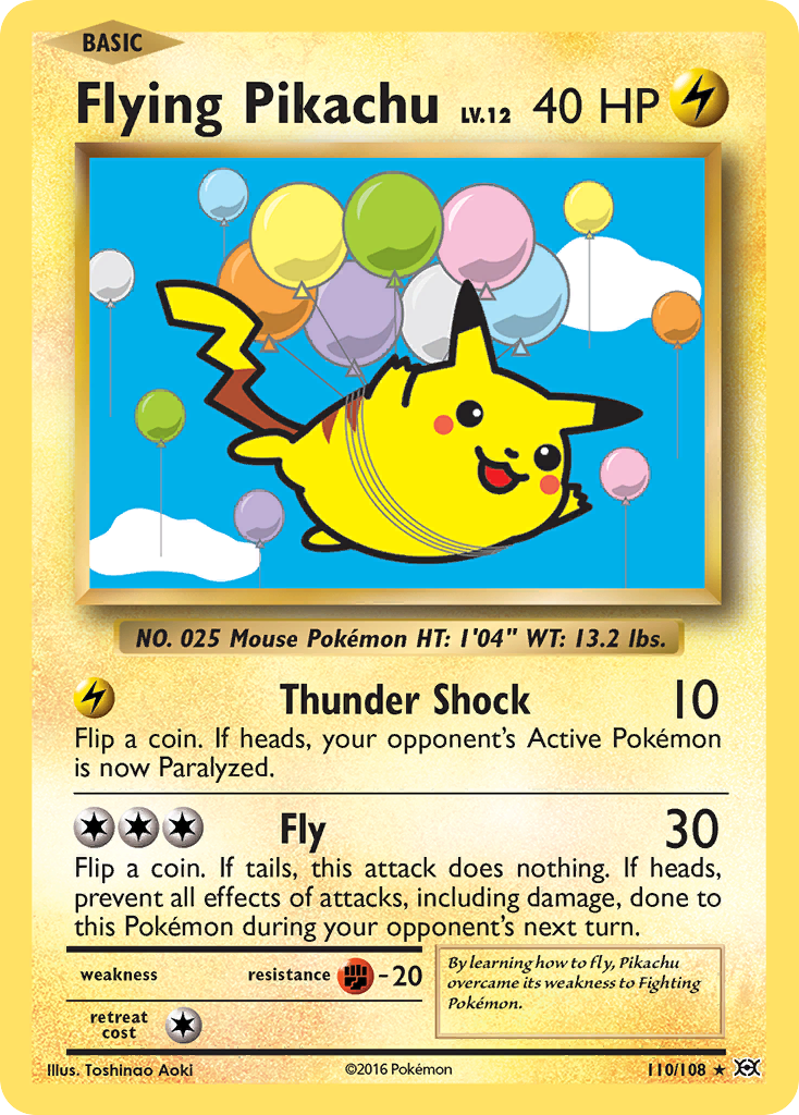 Flying Pikachu (110/108) [XY: Evolutions] | Exor Games Dartmouth