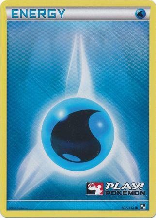 Water Energy (107/114) (Play Pokemon Promo) [Black & White: Base Set] | Exor Games Dartmouth