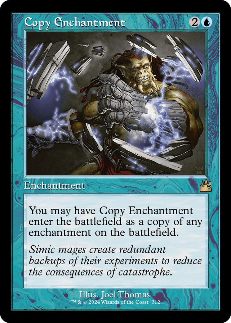 Copy Enchantment (Retro Frame) [Ravnica Remastered] | Exor Games Dartmouth