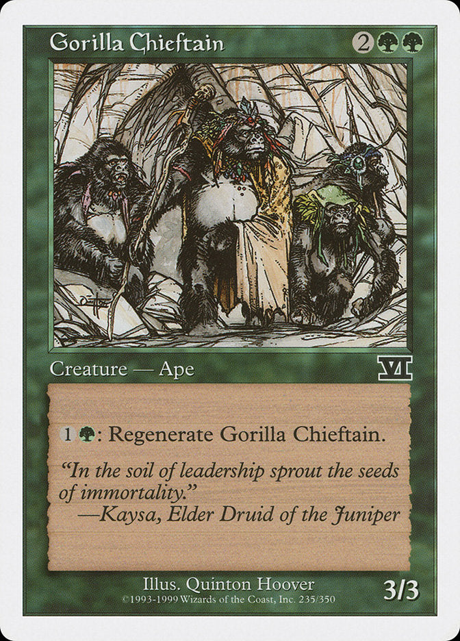 Gorilla Chieftain [Classic Sixth Edition] | Exor Games Dartmouth