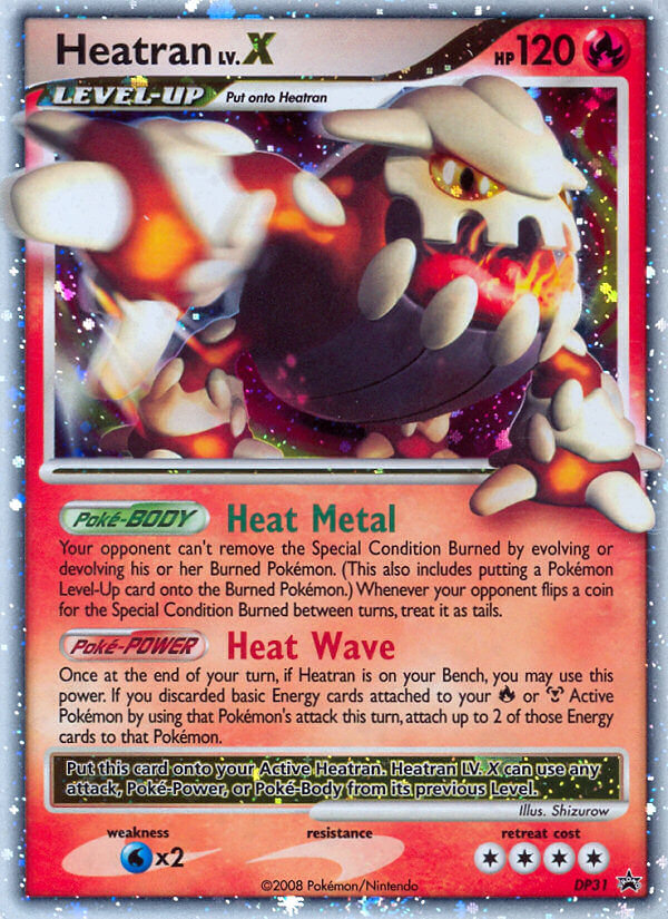 Heatran LV.X (DP31) [Diamond & Pearl: Black Star Promos] | Exor Games Dartmouth