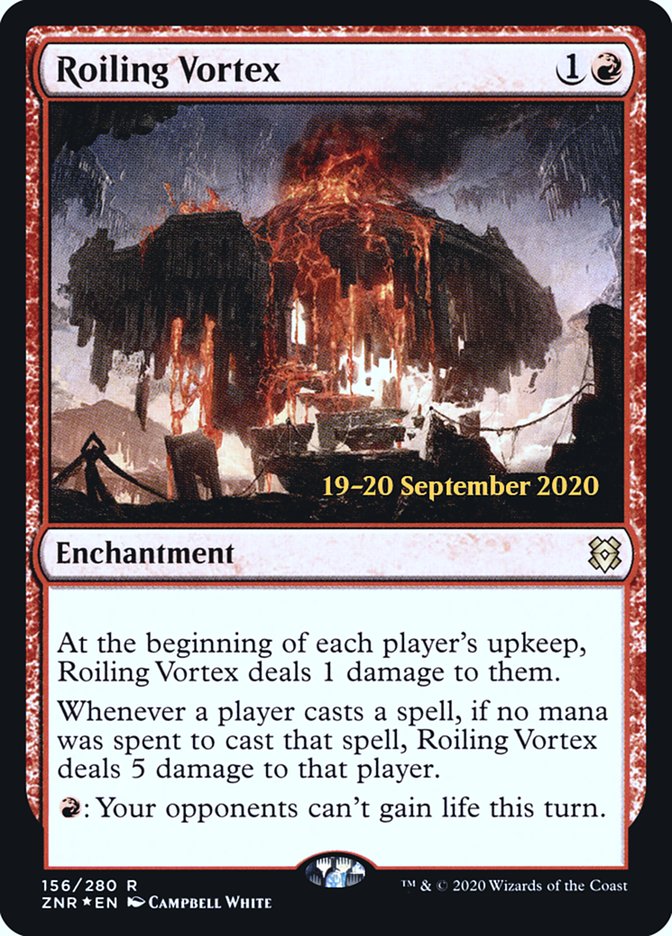 Roiling Vortex  [Zendikar Rising Prerelease Promos] | Exor Games Dartmouth