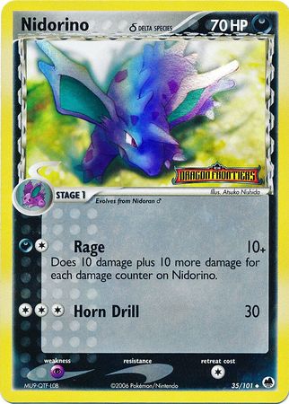 Nidorino (35/101) (Delta Species) (Stamped) [EX: Dragon Frontiers] | Exor Games Dartmouth