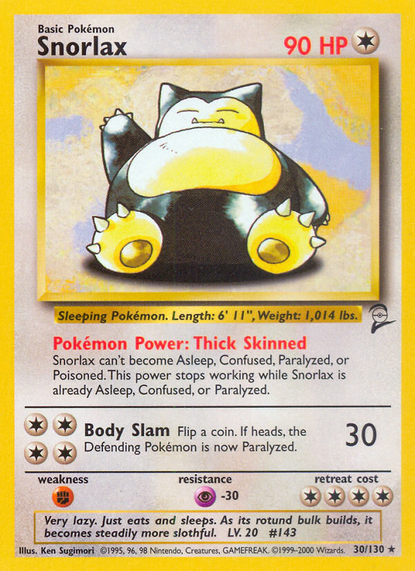 Snorlax (30/130) [Base Set 2] | Exor Games Dartmouth