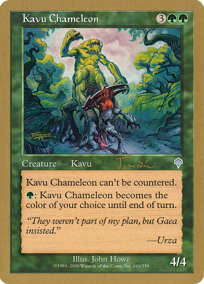 Kavu Chameleon (Jan Tomcani) [World Championship Decks 2001] | Exor Games Dartmouth