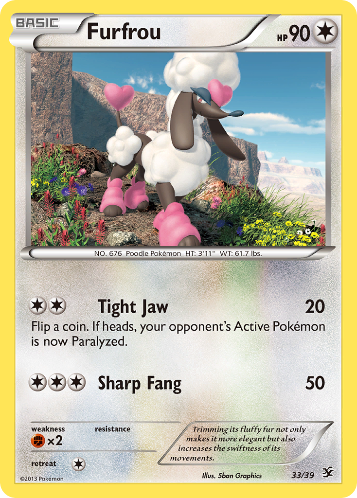 Furfrou (33/39) [XY: Kalos Starter Set] | Exor Games Dartmouth