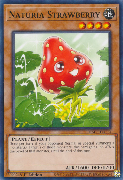 Naturia Strawberry [HAC1-EN110] Common | Exor Games Dartmouth