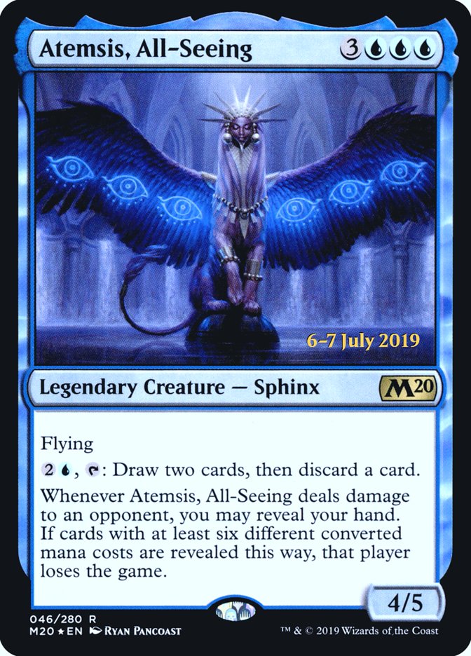 Atemsis, All-Seeing  [Core Set 2020 Prerelease Promos] | Exor Games Dartmouth