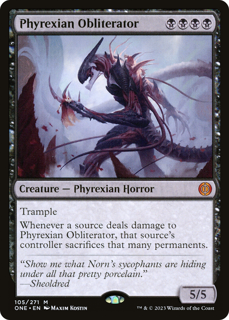 Phyrexian Obliterator [Phyrexia: All Will Be One] | Exor Games Dartmouth