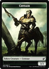 Centaur // Egg Double-sided Token [Commander 2019 Tokens] | Exor Games Dartmouth