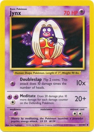 Jynx (31/102) [Base Set Unlimited] | Exor Games Dartmouth