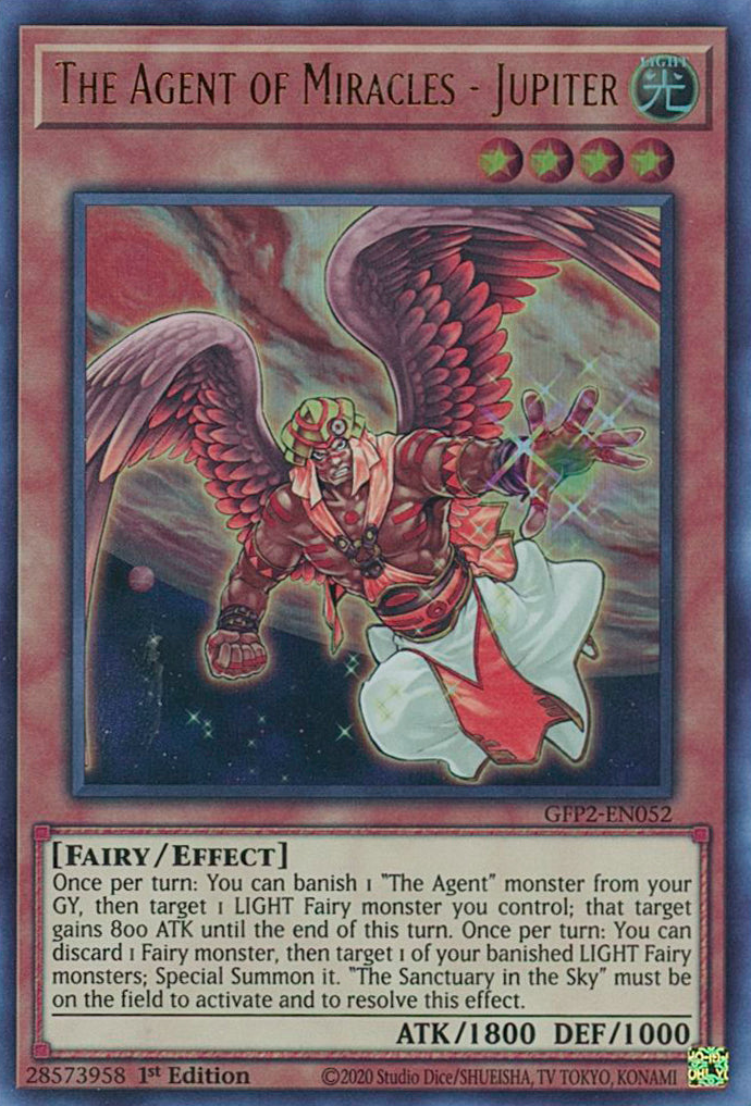 The Agent of Miracles - Jupiter [GFP2-EN052] Ultra Rare | Exor Games Dartmouth