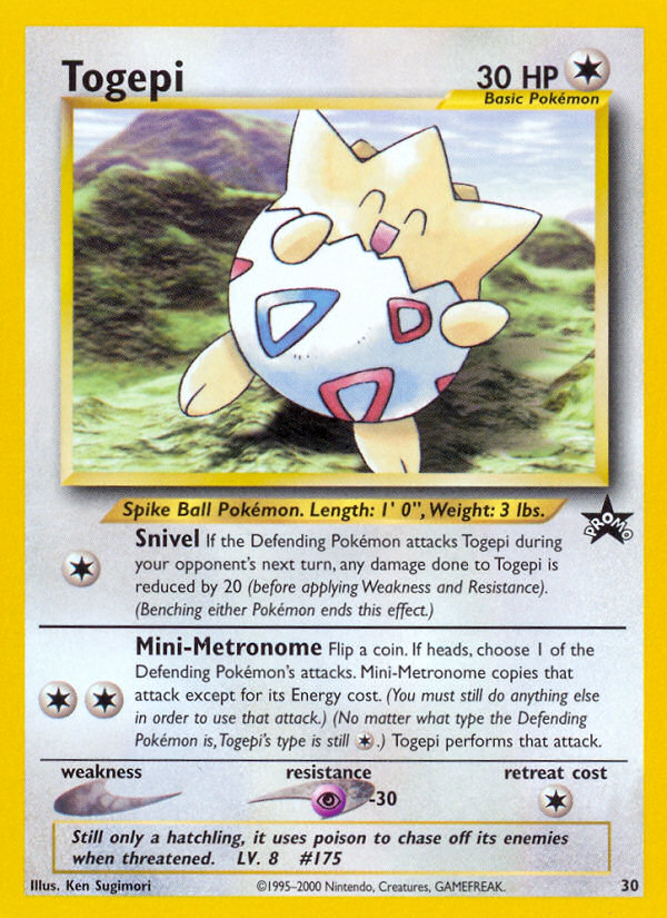 Togepi (30) [Wizards of the Coast: Black Star Promos] | Exor Games Dartmouth