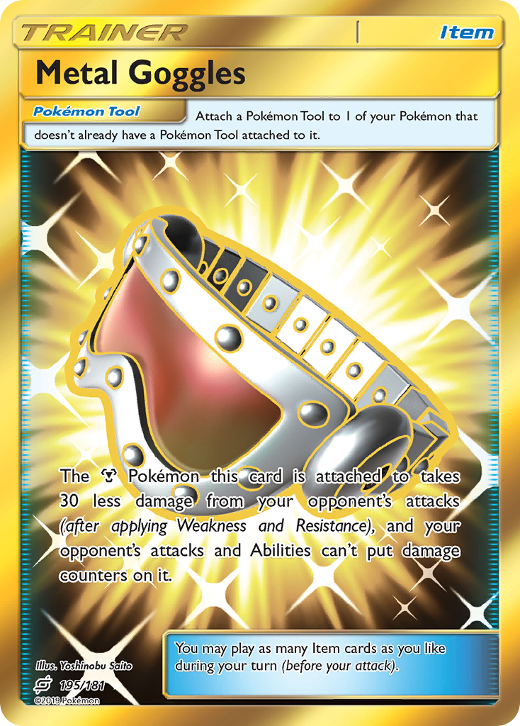 Metal Goggles (195/181) [Sun & Moon: Team Up] | Exor Games Dartmouth