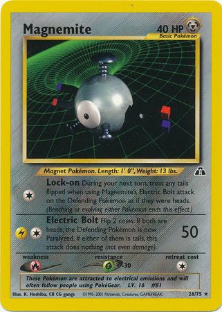 Magnemite (26/75) [Neo Discovery Unlimited] | Exor Games Dartmouth