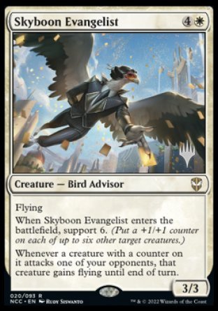 Skyboon Evangelist (Promo Pack) [Streets of New Capenna Commander Promos] | Exor Games Dartmouth