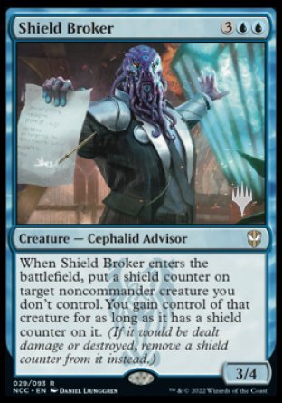 Shield Broker (Promo Pack) [Streets of New Capenna Commander Promos] | Exor Games Dartmouth