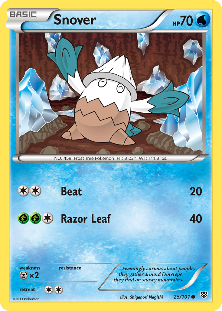 Snover (25/101) [Black & White: Plasma Blast] | Exor Games Dartmouth