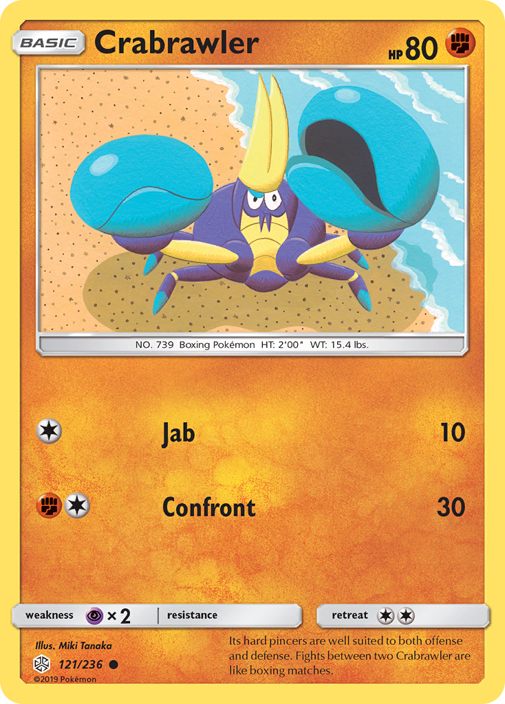 Crabrawler (121/236) [Sun & Moon: Cosmic Eclipse] | Exor Games Dartmouth