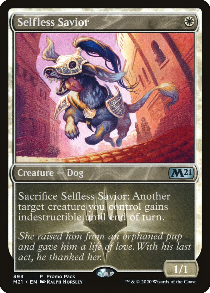 Selfless Savior (Promo Pack) [Core Set 2021 Promos] | Exor Games Dartmouth