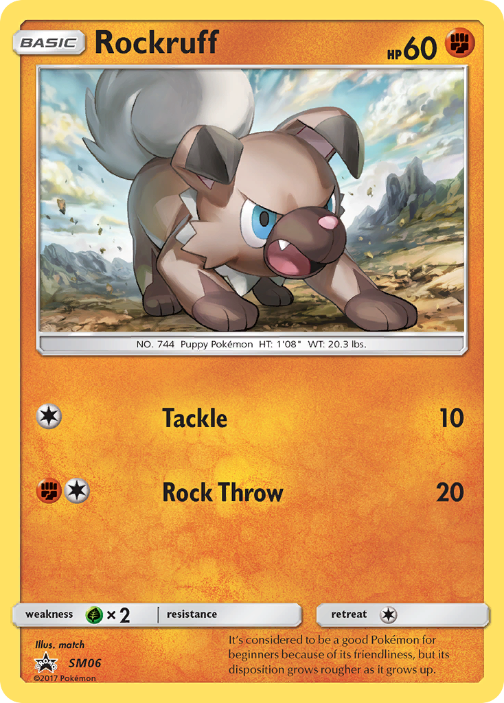 Rockruff (SM06) [Sun & Moon: Black Star Promos] | Exor Games Dartmouth