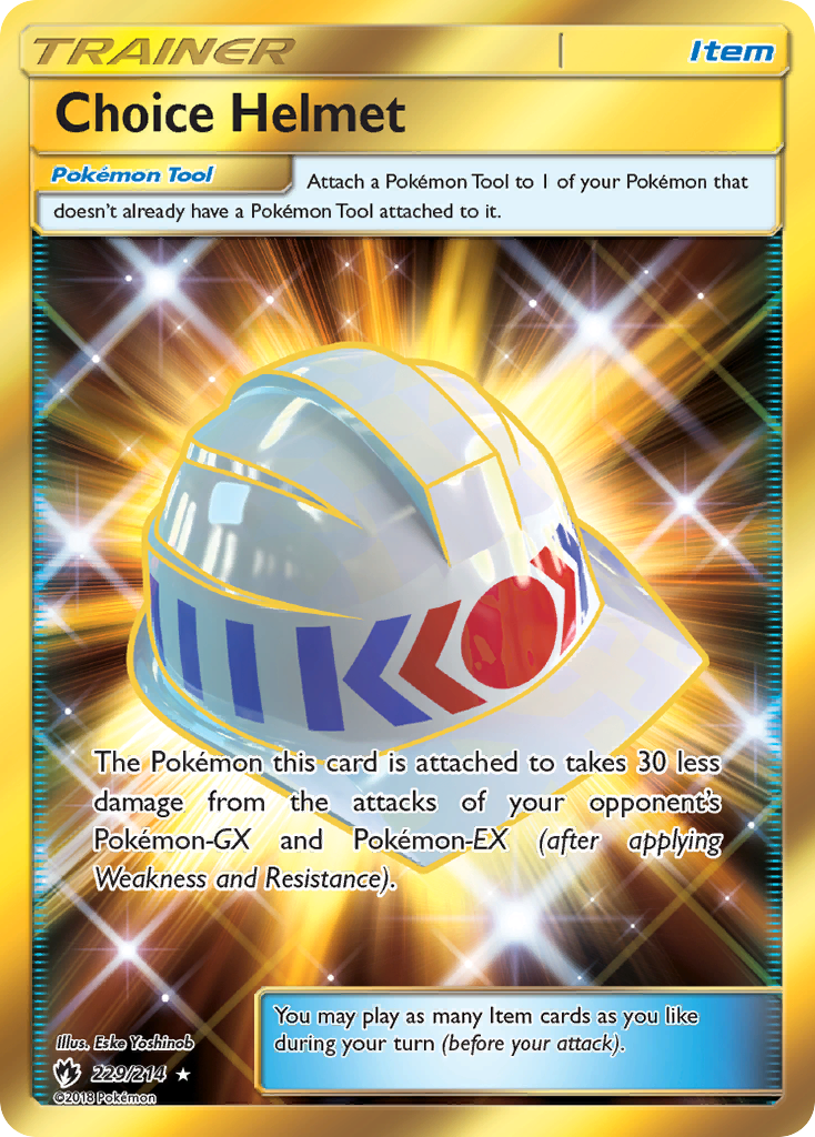 Choice Helmet (229/214) [Sun & Moon: Lost Thunder] | Exor Games Dartmouth