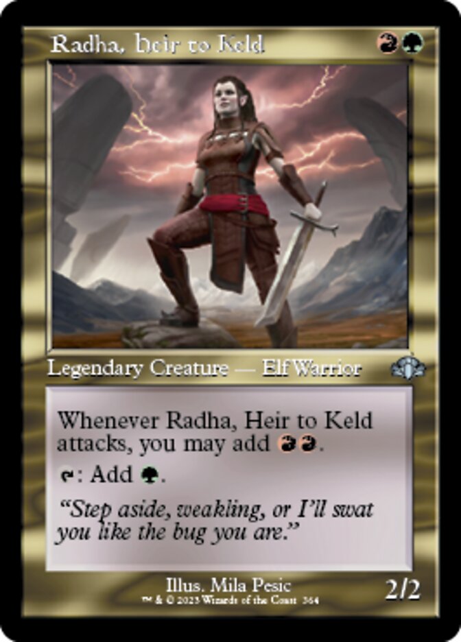 Radha, Heir to Keld (Retro) [Dominaria Remastered] | Exor Games Dartmouth