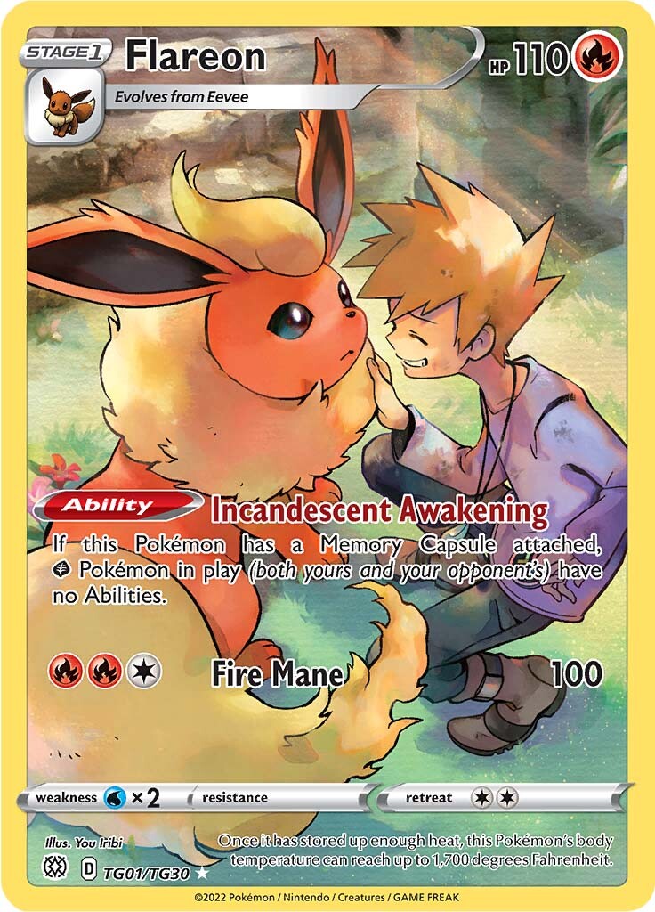 Flareon (TG01/TG30) [Sword & Shield: Brilliant Stars] | Exor Games Dartmouth