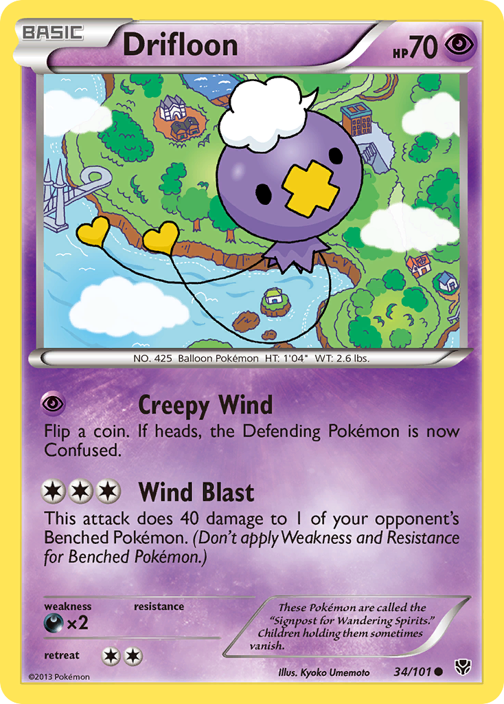 Drifloon (34/101) [Black & White: Plasma Blast] | Exor Games Dartmouth