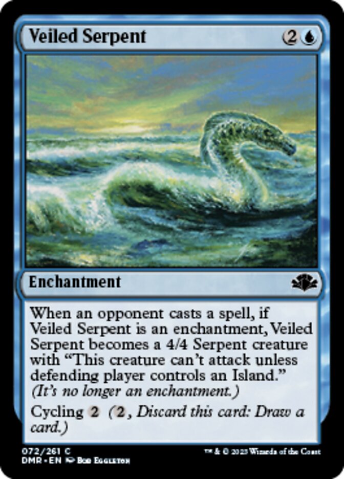 Veiled Serpent [Dominaria Remastered] | Exor Games Dartmouth