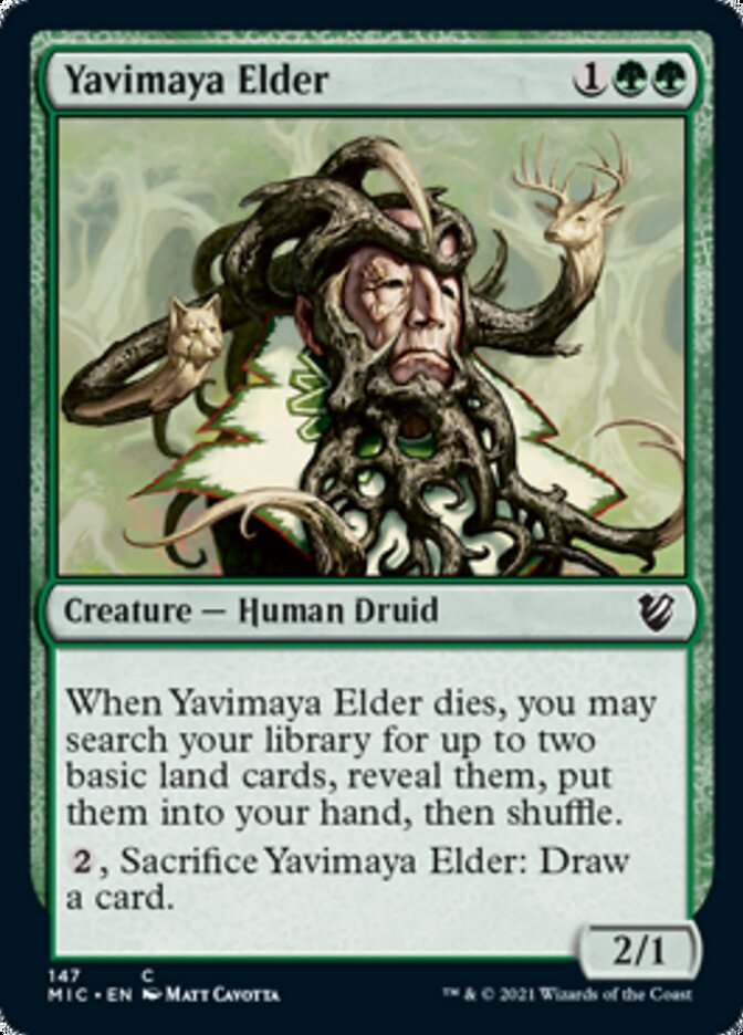 Yavimaya Elder [Innistrad: Midnight Hunt Commander] | Exor Games Dartmouth