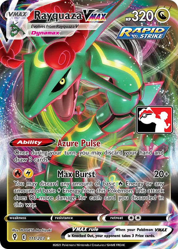 Rayquaza VMAX (111/203) [Prize Pack Series One] | Exor Games Dartmouth