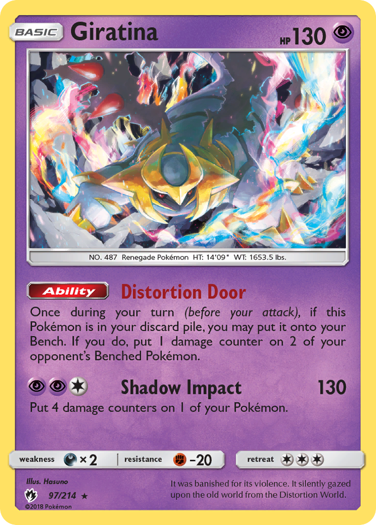 Giratina (97/214) [Sun & Moon: Lost Thunder] | Exor Games Dartmouth