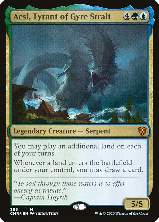 Aesi, Tyrant of Gyre Strait [Commander Legends Commander Deck] | Exor Games Dartmouth