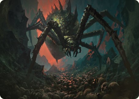 Shelob, Child of Ungoliant Art Card [The Lord of the Rings: Tales of Middle-earth Art Series] | Exor Games Dartmouth