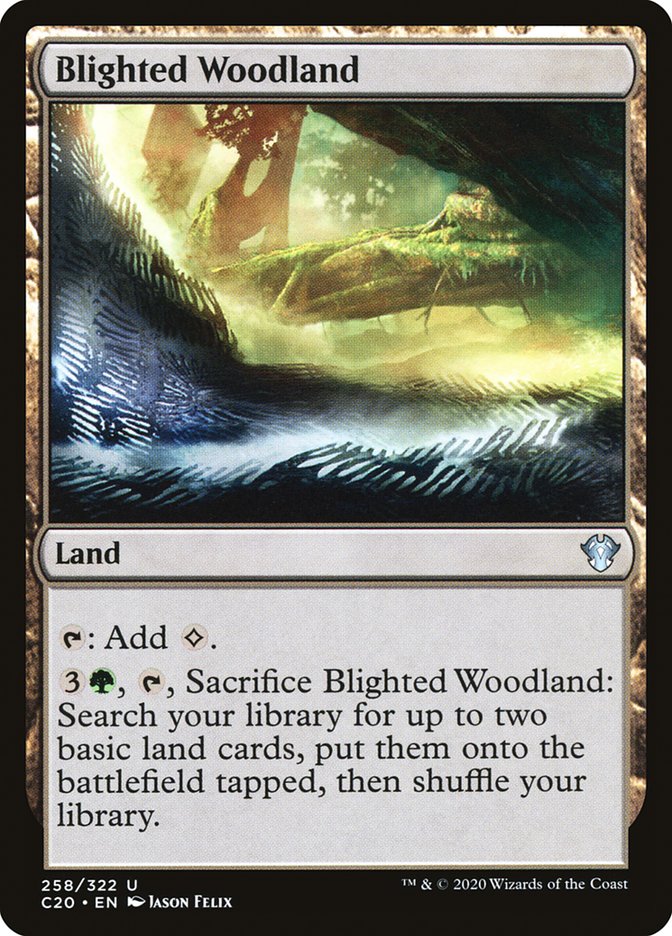 Blighted Woodland [Commander 2020] | Exor Games Dartmouth