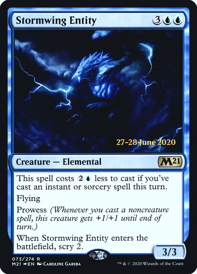 Stormwing Entity  [Core Set 2021 Prerelease Promos] | Exor Games Dartmouth