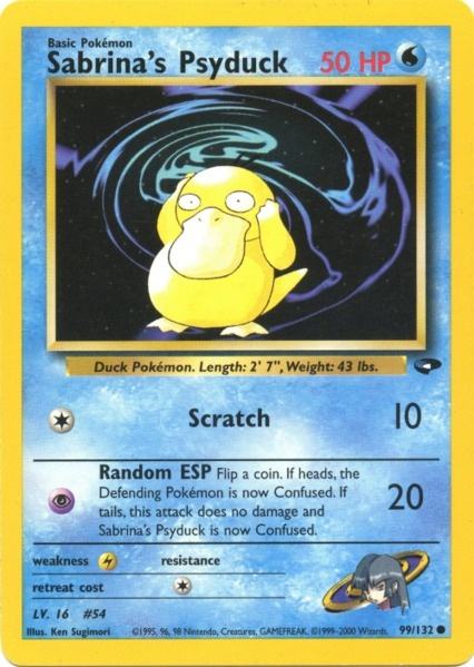 Sabrina's Psyduck (99/132) [Gym Challenge Unlimited] | Exor Games Dartmouth