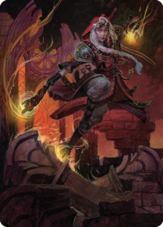 Jaya, Fiery Negotiator Art Card 2 [Dominaria United Art Series] | Exor Games Dartmouth