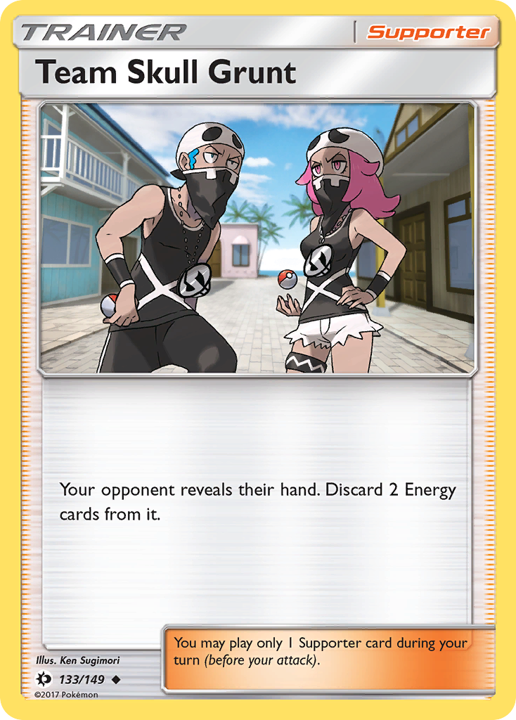 Team Skull Grunt (133/149) [Sun & Moon: Base Set] | Exor Games Dartmouth