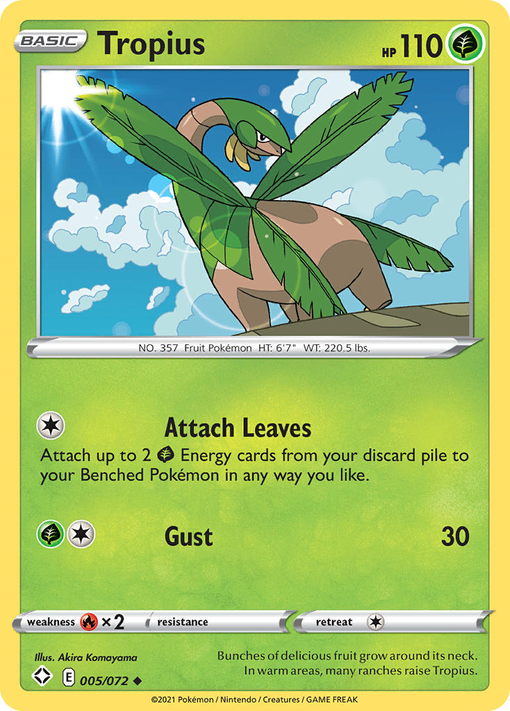 Tropius (005/072) [Sword & Shield: Shining Fates] | Exor Games Dartmouth