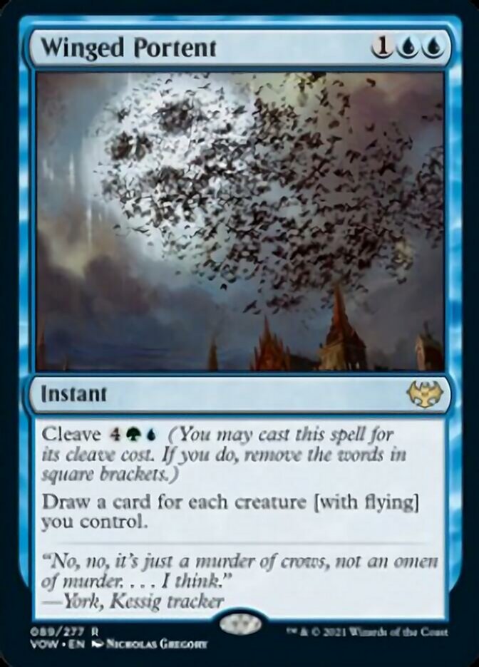 Winged Portent [Innistrad: Crimson Vow] | Exor Games Dartmouth