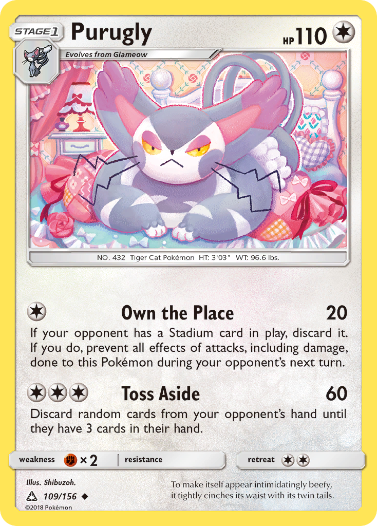 Purugly (109/156) [Sun & Moon: Ultra Prism] | Exor Games Dartmouth