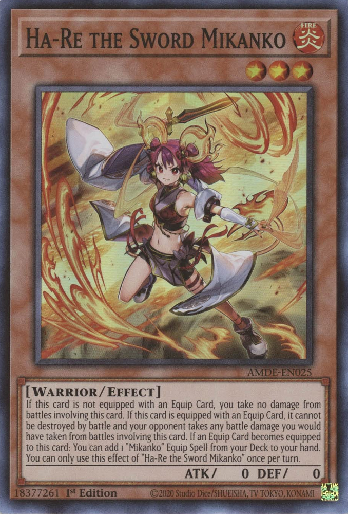 Ha-Re the Sword Mikanko [AMDE-EN025] Super Rare | Exor Games Dartmouth