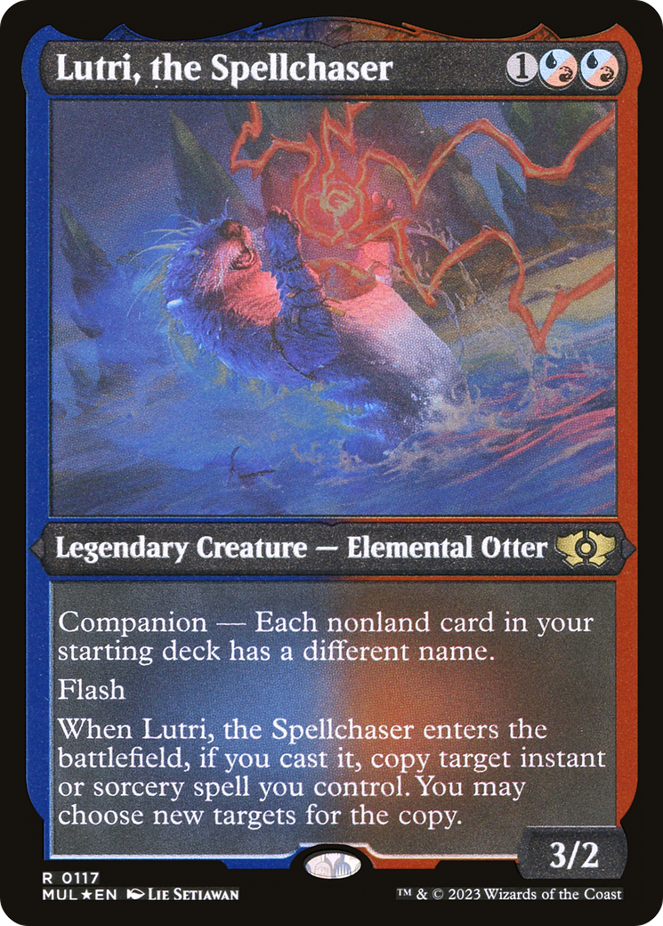 Lutri, the Spellchaser (Foil Etched) [Multiverse Legends] | Exor Games Dartmouth