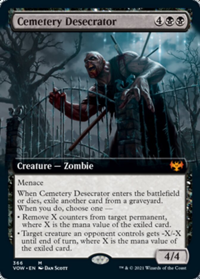 Cemetery Desecrator (Extended) [Innistrad: Crimson Vow] | Exor Games Dartmouth